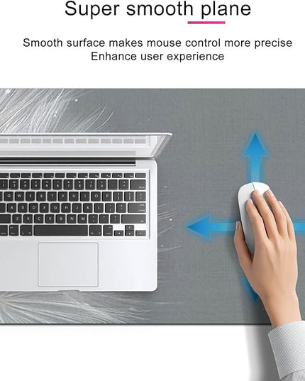 Large Mouse Pad Gaming Mousepad 31.5 x 11.8 Inch Keyboard Desktop Mat Diatomite XL Mouse Pad for Home and Office Desk Accessories with Minimal Dandelion Seed Close-Up Artwork Diatomite