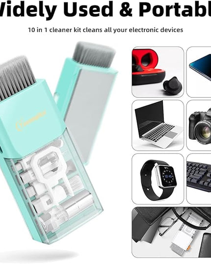 Laptop Screen Keyboard Cleaner Kit, All in 1 Electronics Cleaning Tool for MacBook iPad iPhone Pro Cell Phone, Brush Tool for Tablet, Computer, PC Monitor,TV Camera Lens with Patent