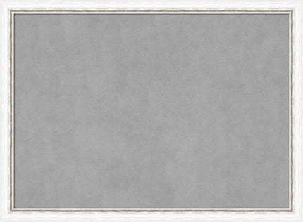 Amanti Art White Framed Magnetic Board 22x30 Medium Vision Board for use with Magnets, 100% Metal Sheet to Display Items as Office Decor or for Home Organization in mudroom, Kitchen or Kids Room