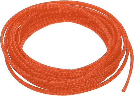 uxcell PET Expandable Sleeving 10ft 1/8" Orange Cable Management Sleeve Cord Organizer for Wrap Protect Cable