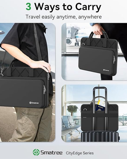 Smatree CityEdge Laptop Sleeve Case for 15.3 inch MacBook Air 2025 M4/2024 M3/2023 M2, for 16 inch MacBook Pro M4 2024/M3/M2 2023/A2141, for 15.4 inch MacBook Pro A1398/A1707/A1990 Case (CE04)