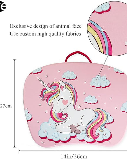 Jasenna Pets Lap Desk - Lapdesk Fits up to 11.6 Inch laptops - Drawing Table and Craft Desk (1-Unicorn)
