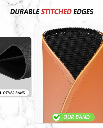 ITNRSIIET Mouse Pad Non-Slip Rubber Base Smooth Surface Stitched Edges Waterproof Durable Compatible with All Mice for Office & Gaming, Desk Accessory, Diameter 8.7 inch, Sunset Gradient