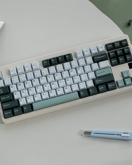 Sumgsn 172 Keys Doubleshot Keycaps Cherry Profile Botanical Keycaps Set Fit for 61/64187/104/108 Cherry Mx Switches Mechanical Keyboard