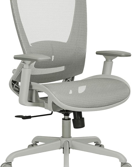ELABEST T96 Mesh Office Chair,Ergonomic Computer Desk Chair,Sturdy Task Chair- Adjustable Lumbar Support & Armrests,Tilt Function,Comfort Wide Seat,Swivel Home Office Chair