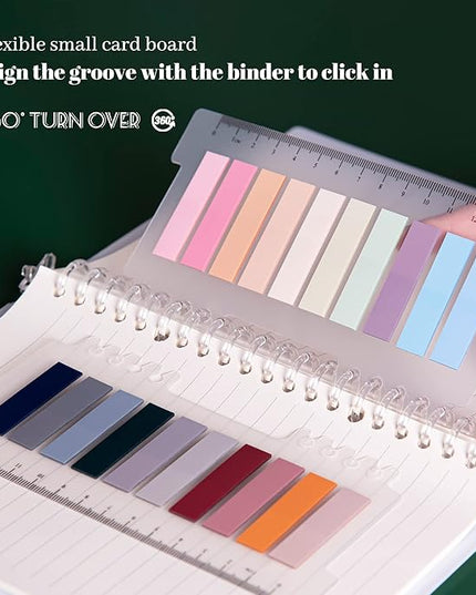 Golcellia Sticky Tabs, 70 Colors, 1400 Pieces, Repositionable Labels, Index Tabs