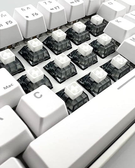 Kailh Box White V2 Switch for Mechanical Gaming Keyboard, 5 Pin Clicky Switch （Box V2 White,72PCS）