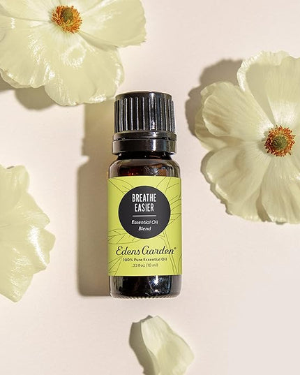 Edens Garden Breathe Easier Essential Oil Blend- 100% Pure Premium Grade, Undiluted, Natural, Therapeutic, Aromatherapy, The Best for Skin, Humidifiers, Candle 30 ml (1 fl oz)