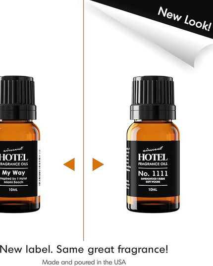 AirScent My Way Diffuser Oil Inspired by The 1 Hotel Miami Scent - Premium My Way Fragrance Oil Blend for Ultrasonic and Waterless Diffusers and Crafting - 10 mL, 0.34 fl oz Glass Dropper Bottle