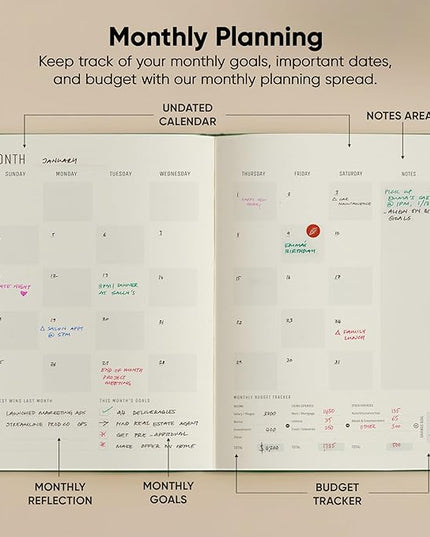 Hourly Planner & Appointment Book (8.5” x 11”) - Premium Hourly Planner with Daily Schedule & 30-Minute Time Slots for Better Time Management by PRODUCTIVITY STORE (A4, Black)