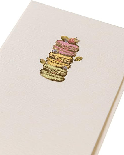Graphique Macarons Cards | Pack of 10 Cards with Envelopes | Blank Inside | All Occasion Greetings | La Petite Presse Collection | Embossing and Gold Foil Accents | Boxed Set | 3.25" x 4.75"