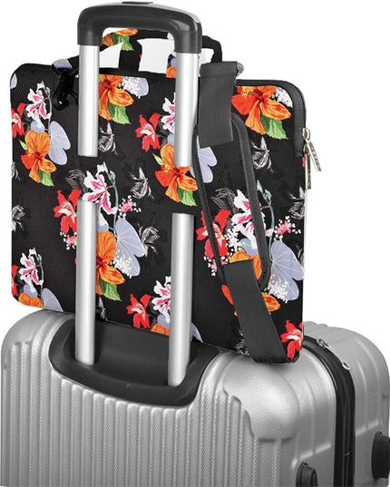 Laptop Shoulder Bag 13 13.3 14 Inch Case Compatible with MacBook Pro 14 2025-2021 M4/M3/M2/M1, Mac Air/pro 13-13.3 Inch and Most Popular 13-14 Notebooks,Spill-Resistant Briefcase,Morning Glory