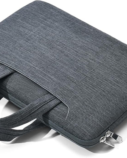 Slim Business Laptop Sleeve, Lightweight Protective Case with Handle & Pockets for 14/15.6" Laptops