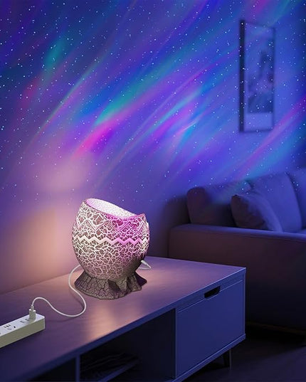 Rossetta Galaxy Projector, Star Projector LED Lights for Bedroom, Outdoor Lighting Projector, Starry Night Light with White Noise and Bluetooth Speaker, Gifts for Kids Adults Christmas, Birthdays