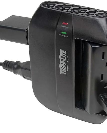 Tripp Lite SWIVEL6 6 Outlet Surge Protector Power Strip | 3 Rotatable Outlets | Black | Lifetime Limited Warranty & Dollar 20,000 Insurance