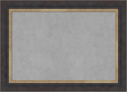 Amanti Art Black Framed Magnetic Board 21x29 Medium Vision Board for use with Magnets, 100% Metal Sheet to Display Items as Office Decor or for Home Organization in mudroom, Kitchen or Kids Room