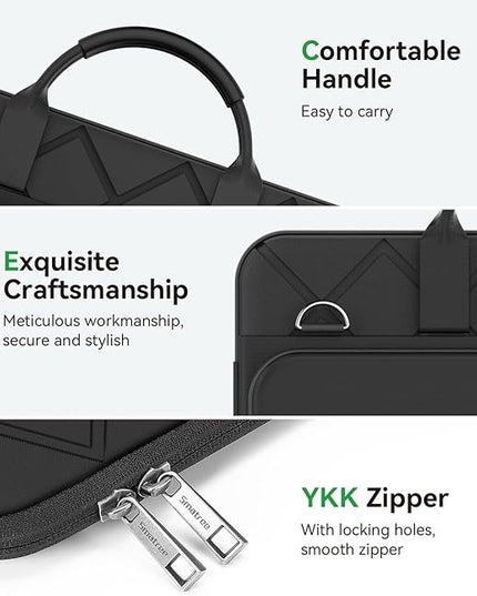 Smatree CityEdge Laptop Sleeve Case for 15.6 inch HP Laptop 15/15t/15z, for 16 inch ZBook Studio 16 G11/G10/G9, for 15.6 inch Chromebook 15a/15at, for 15.6inch HP 255 G9, Case with Pocket(CE04)