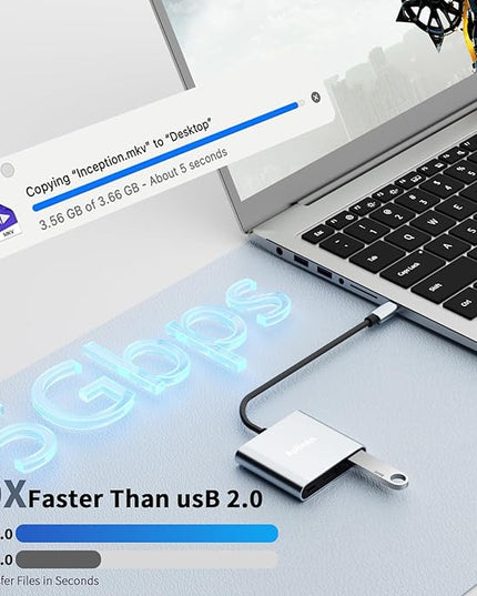 Aplimln USB C to HDMI Adapter, 4K@60Hz HDMI to USB-C Adapter with USBA 3.0 & 100W PD Port Multiport Digital AV Converter for MacBook Pro/Air, iPad, iPhone 15/16, Tablets, Switch, TV, Monitor and More