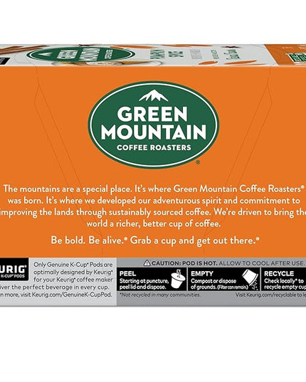 Green Mountain Coffee Roasters Pumpkin Spice, Keurig Single-Serve K-Cup Pods, Light Roast Coffee, 60 Count (6 Packs of 10)