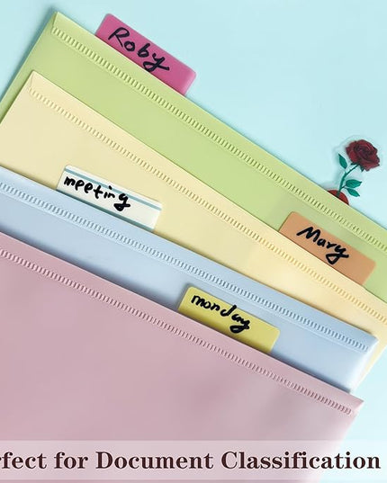 ELII 500 PCS Tabs 2 Inch Book Tabs Sticky Index Tabs,File Tabs Self Adhesive,Page Markers Index Labels for Pages Notebooks