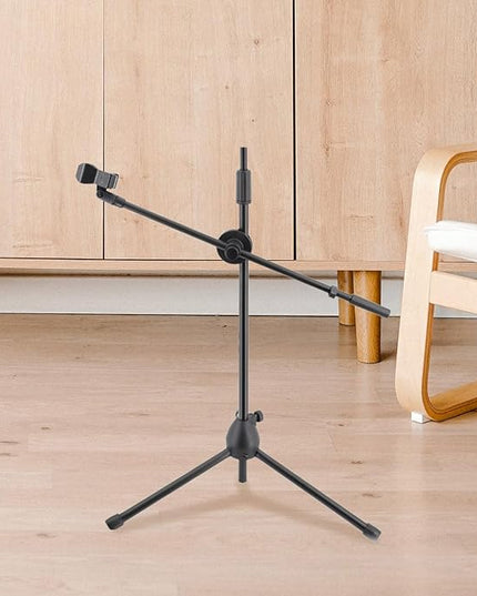 ABOOFAN Metal Microphone Boom Arm with Spring Clamp, 350mm Rotating Mic Suspension Scissor Arm, Universal Desk Mic Stand Accessory for Home Studio and Live Streaming