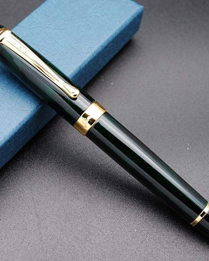 JINHAO X450 Fountain Pen M Nib (Green Ice Flowers)