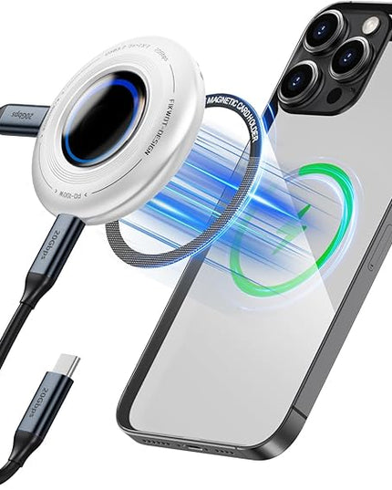 FP108 1TB Magnetic Portable SSD, External Solid State Drives with PD-100W and 2050MB/s USB-C 3.2 Gen 2x2, Play While Charging, Compatible with iPhone 16/15 Pro Max, Android, PC, Mac, Switch Lite