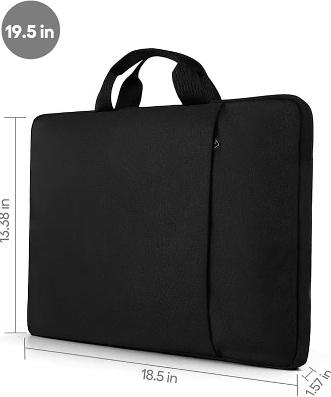 UPERFECT Laptop Sleeve 19.5-inch for Laptop/Portable Monitor/Notebook/Tablet with Large Capacity Side Pockets & Durable Handle-Waterproof/Shockproof-Padded Compartments-Zippered Accessory Storage