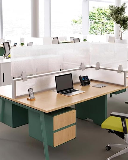Desk Partition,Soundproof Desk Partition,Frosted Acrylic Desk Privacy Divider Screen Clampon Panel for Table Standing Sound Proof Desktop Office Classroom Partition,Frosted,50X40Cm/19.7X15.7In