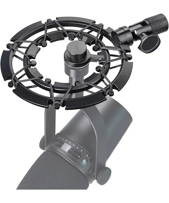SUNMON Shure MV7 Shock Mount Compatible with Shure MV7 Microphone, MV7 Shock Mount Reduces Vibration Noise Matching Mic Stand Boom Arm by SUNMON