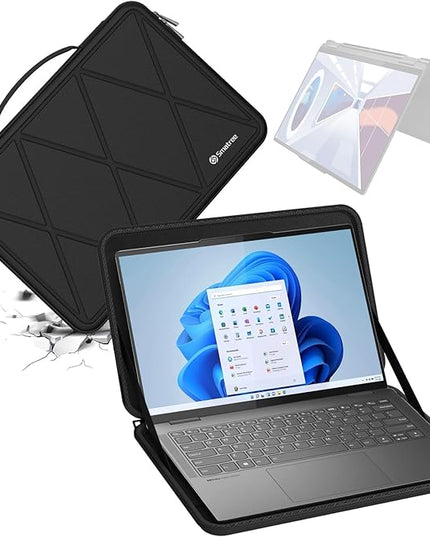 Smatree Hard EVA Protective Sleeve Case Compatible for 14 inch Lenovo Yoga 7i 2-in-1 Gen 10/9, for ThinkPad P14s Gen 3, for 14.5 inch Lenovo Yoga Pro 7 Laptop Notebook Bag (X8255)