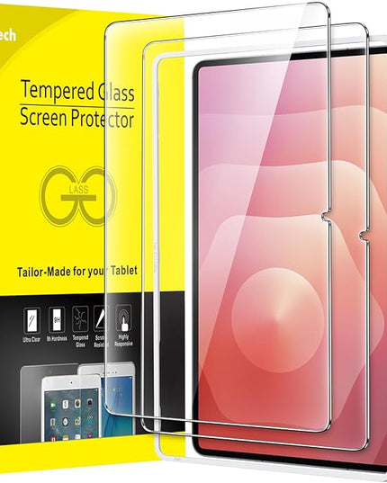 JETech Screen Protector for Samsung Galaxy Tab S11 Ultra, with Easy Installation Frame, Tempered Glass Film, HD Clear, 14.6-Inch Display, 2-Pack