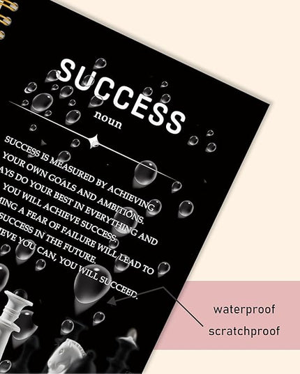Success Inspirational Notebook Journal, Motivational Journal Notebooks for Work, Inspirational Gifts for Women Men, Gifts for Office Coworkers, Hardcover Spiral Notebook 5.5x8.3