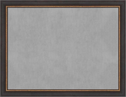 Amanti Art Black Framed Magnetic Board 21x27 Medium Vision Board for use with Magnets, 100% Metal Sheet to Display Items as Office Decor or for Home Organization in mudroom, Kitchen or Kids Room