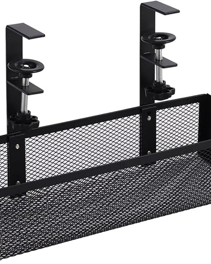 Under Desk Cable Tray - Carbon Steel Cord Organizer,Cord Management Under Desk | for Family Friends Students Adults Men Women Home Indoor Office Study Kitchen
