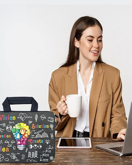 AMARY Laptop Sleeves 11.6" 12" Laptop Handle Bag Neoprene Notebook Carrying Pouch Chromebook Sleeves case Ultrabook Case Tablet Cover (Idea)