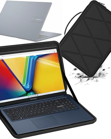 Smatree Hard EVA Protective Sleeve Case Compatible for 15.6 inch ASUS E510, for 15.6 inch ASUS Vivobook Pro 15 OLED K6502 Laptop, Anti-Shock and Waterproof Bag (X8275)