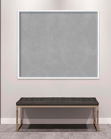 Amanti Art White Framed Magnetic Board 42x50 Oversize Vision Board for use with Magnets, 100% Metal Sheet to Display Items as Office Decor or for Home Organization in mudroom, Kitchen or Kids Room