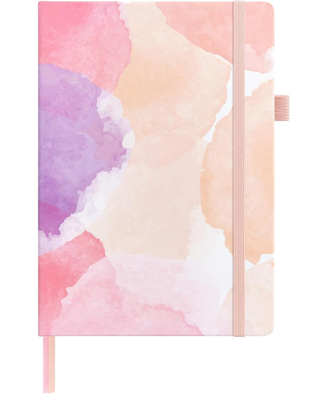 &And Per Se Lined Journal Notebook, 160 Pages, A5 5.7 x 8 inches College Ruled Thick Paper Notebook Journals for Writing, Hardcover Notebooks for Women Men Office School (Black)