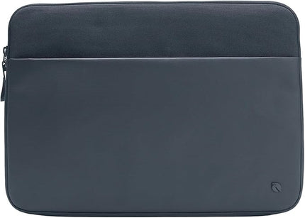 Incase A.R.C. Laptop Sleeve 14 Inch – MacBook Case with Faux Fur Lining, External Pocket – Fits MacBook Pro Air Lenovo Dell HP – Laptop Cover, Computer Case - Travel, Work, College - Navy