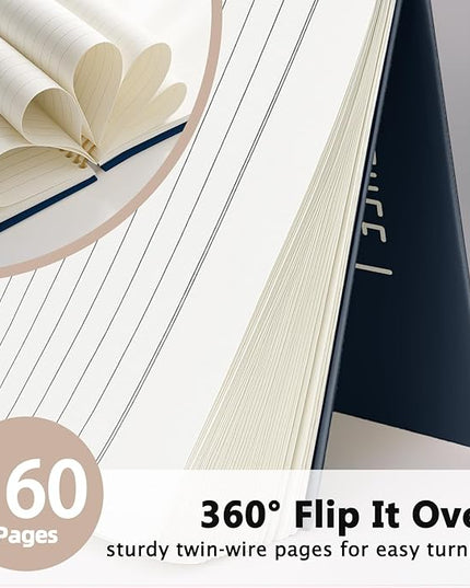 LIANGW Funny Navy Blue Notebooks for Work, Funny Work Gifts for Coworkers & Boss, Coworker Office Gifts for Men Women, Fun Spiral Notebooks Journals for Writing, Funny Office Supplies 5.5x8.3 Inch