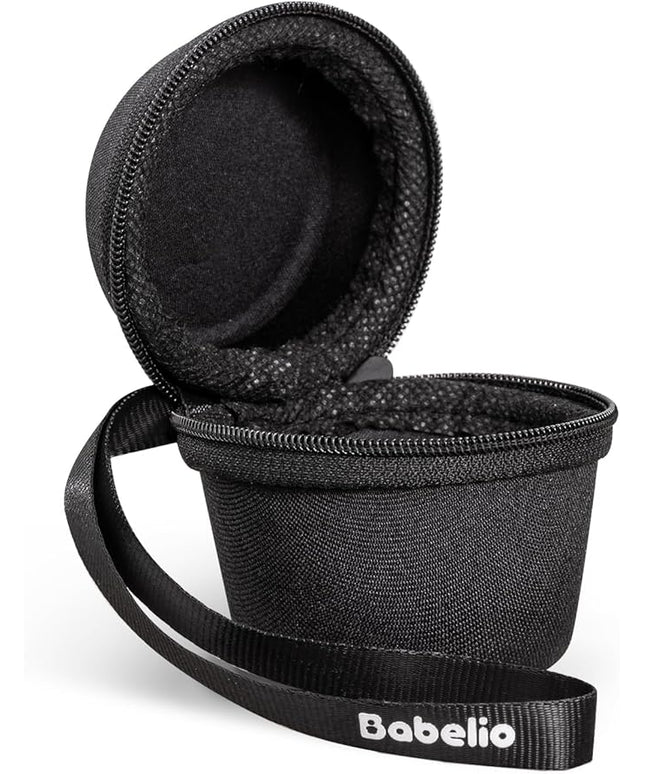 Babelio Portable Travel Case for Babelio Pocket Mini White Noise Machine, Double Stitch Zipper - Perfect for Traveling (CASE ONLY - Textile Black)