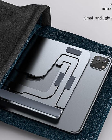 Laptop Stand Adjustable Aluminum Alloy Tablet Pad Holder Notebook Radiator Bracket Portable for 7-13inch Lightweight Tablet Holder