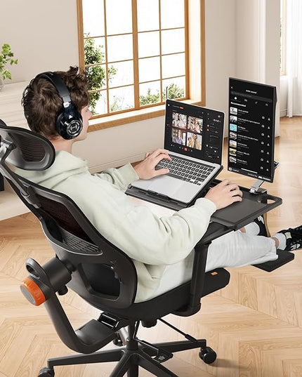 Newtral Ergonomic Office Chair, Ergonomic Mesh High Back Desk Chair, Computer Task Chair, with Footrest, Adaptive Lumbar Support