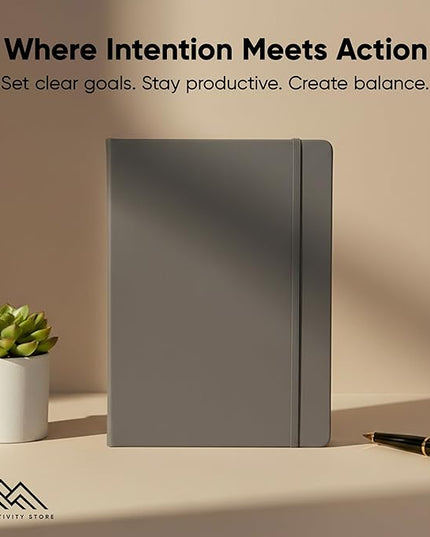 Dated, 2026 Planner, 8.5" x 11" - The #1 Productivity Planner to Achieve Your 2026 Goals - Planner 2026-2027 by PRODUCTIVITY STORE (A4, GREY)