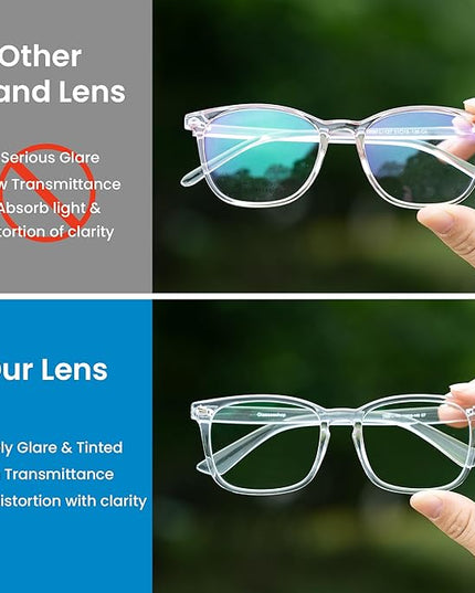 GUDVUE Blue Light Glasses, Computer/Gaming/TV/Phones Glasses for women, Anti Glare/UV400/Eye Strain