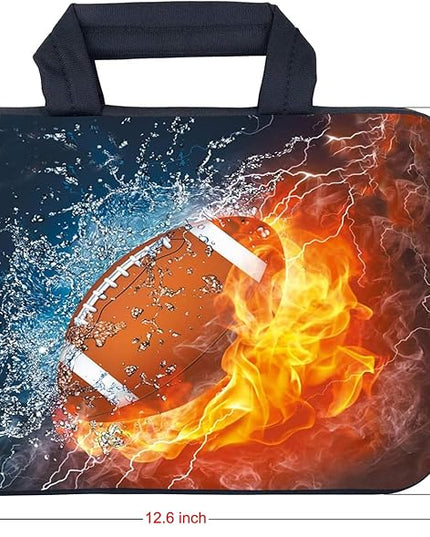 AMARY Laptop case11.6 12" inch Laptop Sleeve Neoprene Notebook Carrying Pouch Chromebook Sleeve Ultrabook Case Tablet Cover Fit Apple MacBook Air HP DELL Lenovo Asus Samsung (Football)