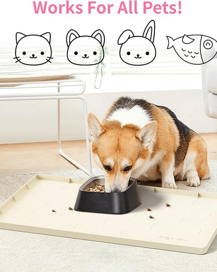 Sdpeia Under Sink Mat 22"×14" Waterproof Silicone Cabinet Liner & Sink Protector for Kitchen & Bathroom, Multi-Purpose Organizers Tray for Pets, Laundry, Cat Litter Mat
