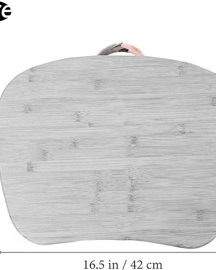 Jasenna Lap Laptop Desk - Portable Lap Desk with Pillow Cushion, Fits up to 15.6 inch Laptop for Home Office Students Use as Computer Laptop Stand, Book Tablet(1-Light Grey)