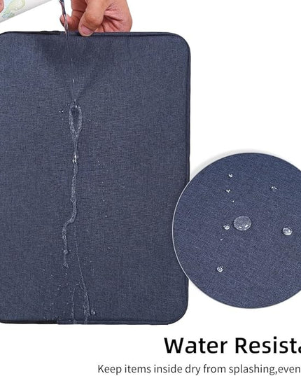 15.6 inch Laptop Sleeve Waterpoof Case for HP EVNY X360, HP Pavilion 15/ProBook 15, Acer Nitro 5 /Predator/Aspire 3 5 15.6, Lenovo Ideapad 3 15, Dell Inspiron 15, ASUS MSI Computer Bag(NavyBlue)